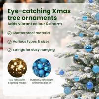 VidaXL Kunstmatige inklapbare kerstboom wit 150 cm pe en pvc - thumbnail