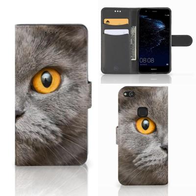 Telefoonhoesje | Met pasjeshouder | Huawei P10 Lite Britse Korthaar Telefoonhoesje | Met pasjeshouder | Huawei P10 Lite Britse Korthaar