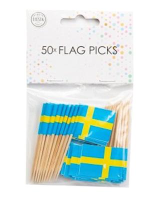 Vlaggenprikkers Zweden (50st)