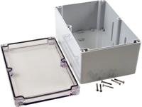 Hammond Electronics 1554VB2GYCL Universele behuizing 240 x 160 x 120 Polycarbonaat Grijs, Helder 1 stuk(s) - thumbnail