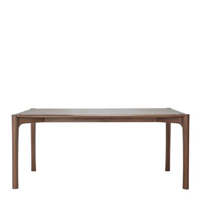 Ethnicraft Eettafel 'PI' Gevernist Teakhout, 180 x 90cm, kleur Bruin