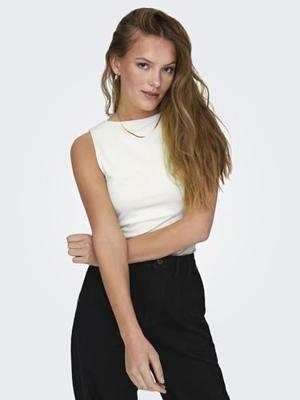 Only Onlea S/l 2-ways Fit Top Jrs Noos Tops En Singlets Cloud Dancer