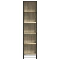 Boekenkast 40x35x170,5 cm bewerkt hout sonoma eikenkleurig - thumbnail