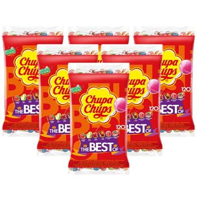 Chupa Chups - Lolly's The Best Of (Navulzak) - 6x 120 stuks
