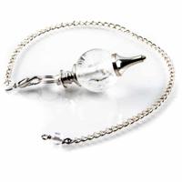 Pendel Edelsteen Bergkristal Bol - thumbnail