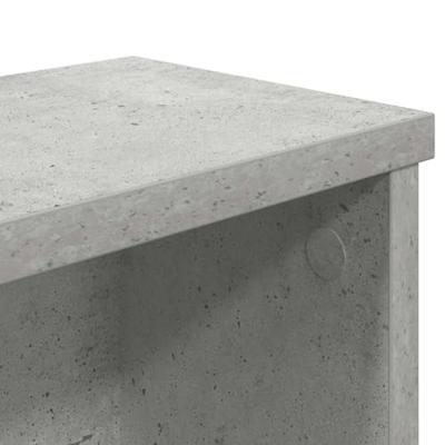 VidaXL Keukenrek stapelbaar 50x15x16 cm bewerkt hout betongrijs