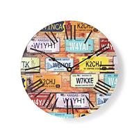 Nedis clwa007wd30lp ronde wandklok diameter 30 cm travel-thema - thumbnail