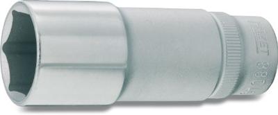 HAZET dopsleutel socket key insert 3/8" 6kt long