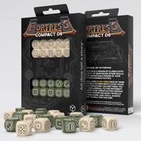 Fortress Compact D6 Dice Set Beige&Olive (20) - thumbnail