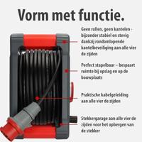 Brennenstuhl Professional CEE-kabelhaspel | KD 3200 C1 | IP44 | 30m | H07RN-F 5G2,5 - 9222300110 - thumbnail
