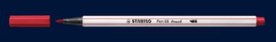 Stabilo pen 68 brush 19 - purper Stabilo pen 68 brush 19 - purper