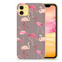 Apple iPhone 11 | TPU Hoesje | Flamingo - thumbnail