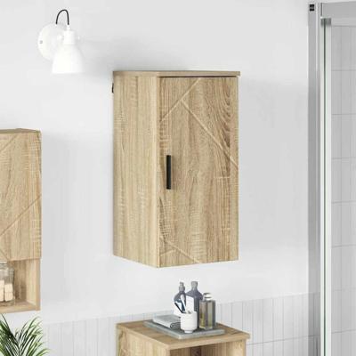 Badkamer Kast Sonoma eiken 30 x 31.5 x 61 cm Bewerkt hout