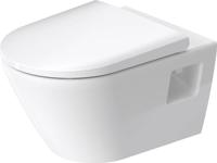 Toilet Duravit D-Neo Wand Rimless Diepspoel 54 cm Hoogglans Wit Duravit - thumbnail