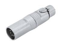 Neutrik NA3F5M XLR-adapter XLR-bus - XLR-stekker Inhoud: 1 stuk(s) - thumbnail