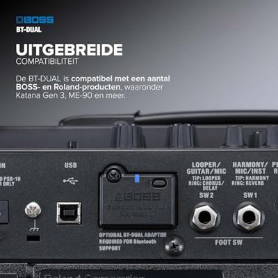 Boss BT-DUAL Bluetooth Audio MIDI Dual Adaptor Boss BT-DUAL Bluetooth Audio MIDI Dual Adaptor