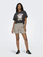 Only Onllinda Hw Mel Shorts Tlr Noos 15283727 Korte Broeken Fungi Melange - thumbnail
