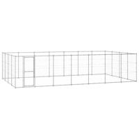 Hondenkennel 33,88 m² gegalvaniseerd staal - thumbnail