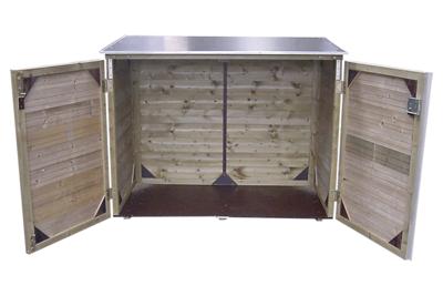 Lutrabox Lage tuinkast 125x65x122 cm- - Hout- Lutrabox