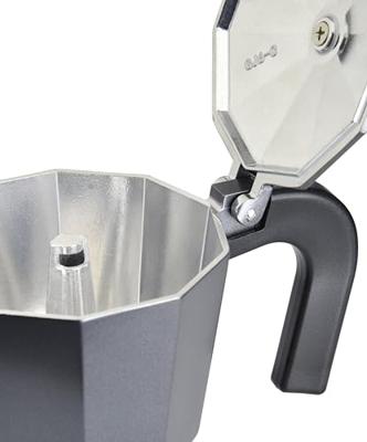 Italiaanse Koffiepot Monix Braisogona_M640006 Zwart Aluminium 6 Kopjes