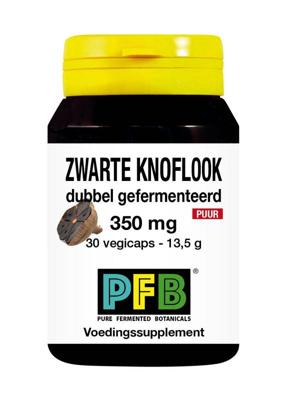 SNP Zwarte knoflook dubbel gefermenteerd 30 Vegetarische capsules