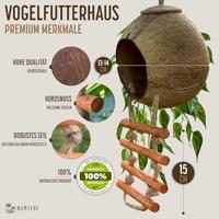 Namture Vogelvoederhuisje kokosnoot - thumbnail