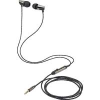 Renkforce Stereo Headset In Ear Headset Zwart (metallic) - thumbnail