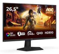 AOC Q27G41ZDF - 27 Zoll QHD OLED Monitor, 240Hz, 0.03ms, 2560x1440 (Q27G41ZDF) - thumbnail