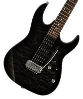 Ibanez GRX70QA GIO Transparent Black Sunburst elektrische gitaar - thumbnail