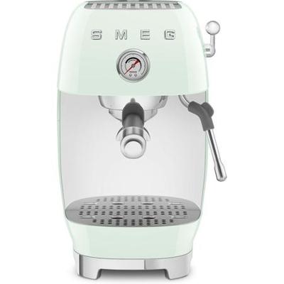 SMEG ECF03PGEU 50's Style Handmatige Espressomachine - Watergroen
