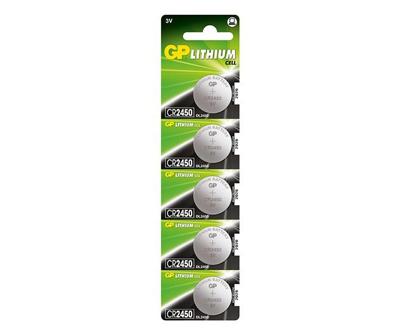 GP Knoopcel CR2450 3 V 5 stuk(s) Lithium GPCR2450STD954C5