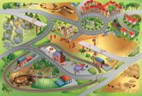 Achoka Speelkleed Stad en Bouwplaats, 100x150cm - thumbnail