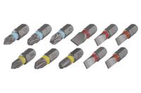 Wolfcraft Bit-set | Sleuf/kruiskop | PH/PZ | 12-delig | 1 set - 2445000 - thumbnail