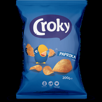 Croky Chips Paprika 200g bij Jumbo
