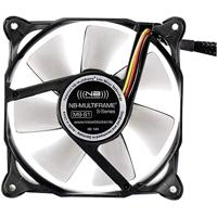 NoiseBlocker Multiframe M8-S1 PC-ventilator Zwart, Grijs (transparant) (b x h x d) 80 x 80 x 25 mm - thumbnail