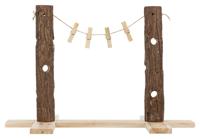 TRIXIE NATURAL LIVING VOERBOOM DUO 53X25X34 CM - thumbnail
