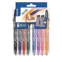 Rollerpen pilot frixion bl-fr7 m set2go 8st ass - thumbnail