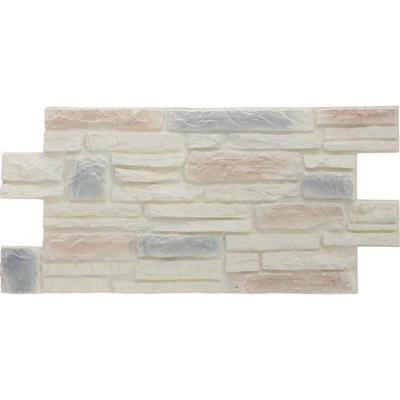 3D XL Wandpaneel Piedra Blanca Noir - Realistische Natuursteenlook. 126x59x4.4cm