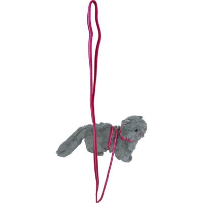 Kittentuig nylon met lijn neon roze reflecterend Kitten-en-kattenhalsbanden Gebr. de Boon - Gebr de boon