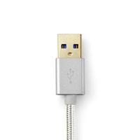Kabel USB 3.1 | Type-C male - A male | 1,0 m | Aluminium - thumbnail