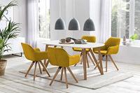 Artistiq Ovale Eettafel 'Ravi' 160 x 90cm - thumbnail