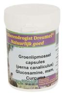 Dierendrogist groenlipmossel met glucosamine / msm / curcuma - thumbnail