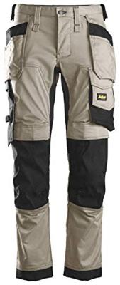 Snickers Workwear 6241 Stretch Werkbroek met holsterzakken khaki/zwart - maat 46