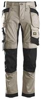 Snickers Workwear 6241 Stretch Werkbroek met holsterzakken khaki/zwart - maat 46 - thumbnail
