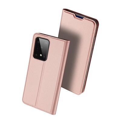 Dux Ducis - pro serie slim wallet hoes - Samsung Galaxy S20 Ultra - Roze Goud Dux Ducis - pro serie slim wallet hoes - Samsung Galaxy S20 Ultra - Roze Goud