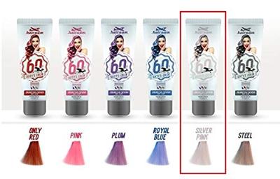 Hairgum Semi Permanent Color Sixty's Color Silver Pink 60ml