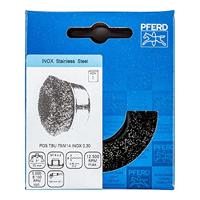 PFERD TOOLS 43469003 Komborstel ongetordeerd TBU Ø 75 mm M14 Ø roestvrijstalen draad 0,30 voor haakse slijpers 1 stuk(s) - thumbnail