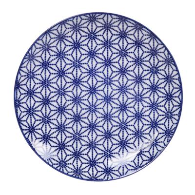 Dinerbord Nippon Blue - Tokyo Design Studio - Sterrenpatroon - 25.7 x 3cm