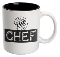 Black & White mok top chef wit - thumbnail