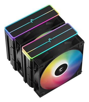 DeepCool AG620 BK ARGB V2 Chipset, Moederbord Luchtkoeler 12 cm Zwart 1 stuk(s)